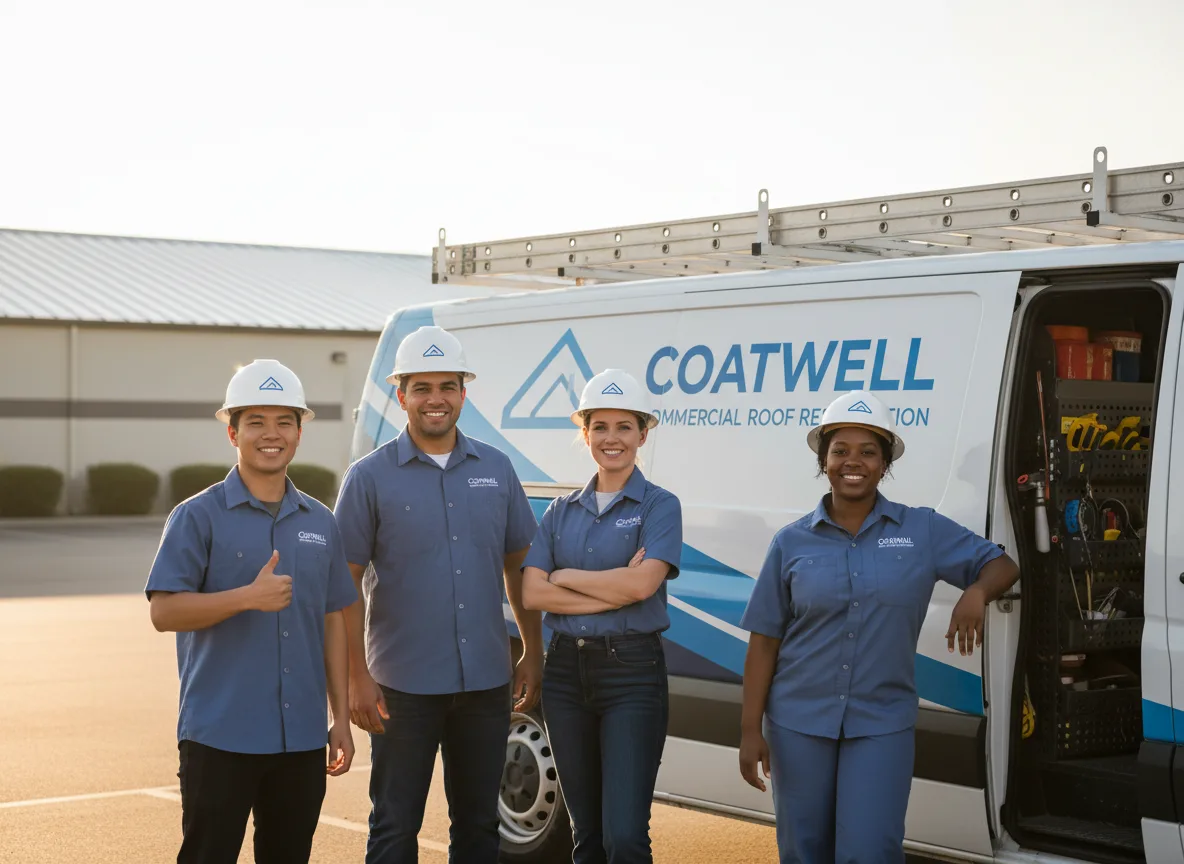 Commercial roof coating company in Rocky Comfort, MO